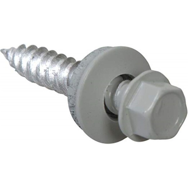 Tinkertools 1 lbs No. 9 Size x 1.5 in. Pro-Twist Hex Round Washer Head Sheet Metal Screw, Gray, 91PK TI2740958 - main
